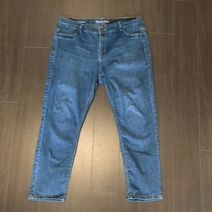 Crop Blue Jeans by Bluenotes